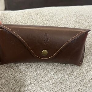 Polo Ralph Lauren eyeglass case Brown Leather Men's Bag